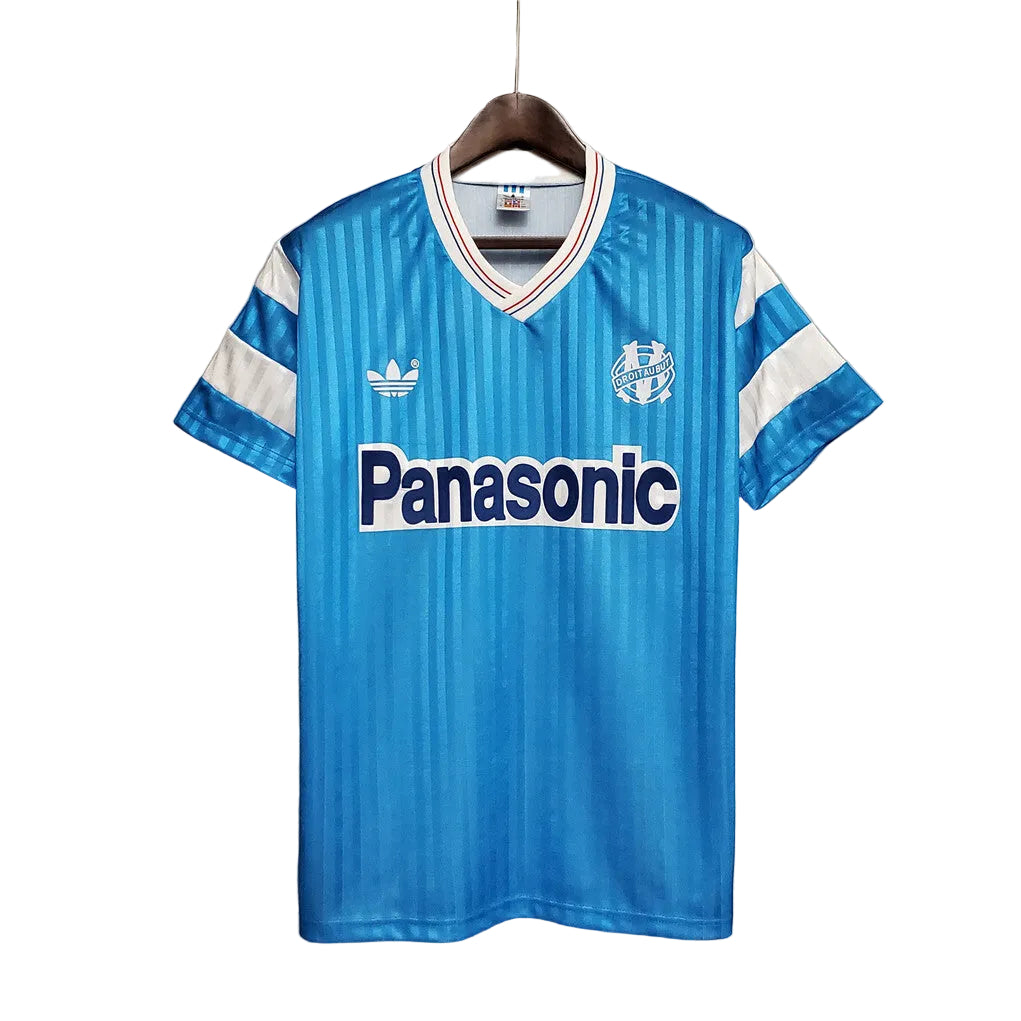 OM-Trikot 1990 – Cantona-Ära 🔵⚪