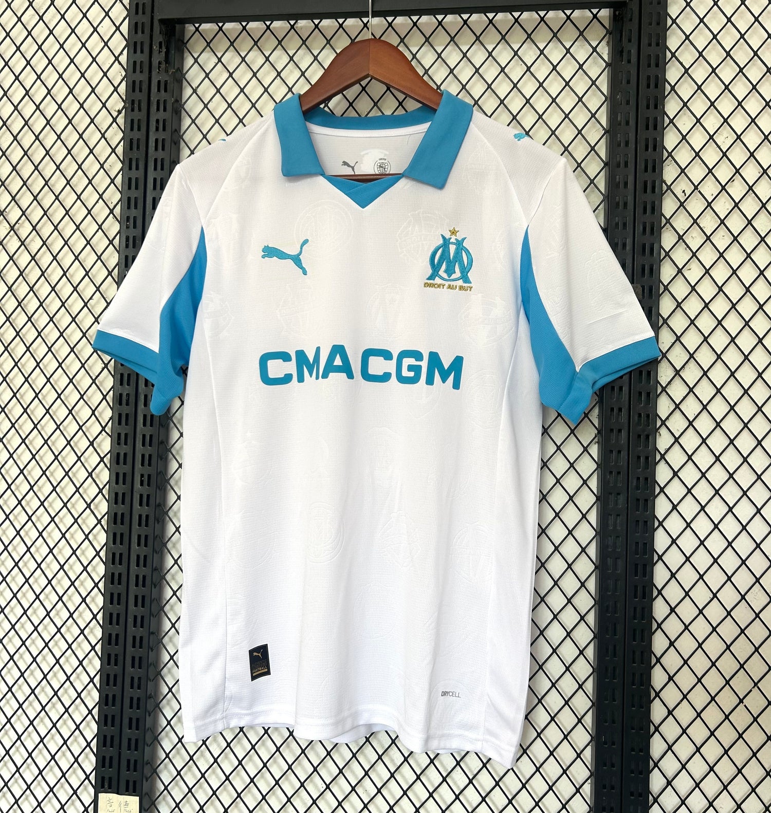 ⚪🔵 Home Jersey 2025-2026 – Olympique de Marseille
