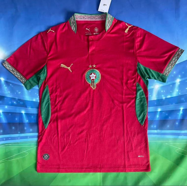 Maillot domicile Maroc champion d’Afrique ￼