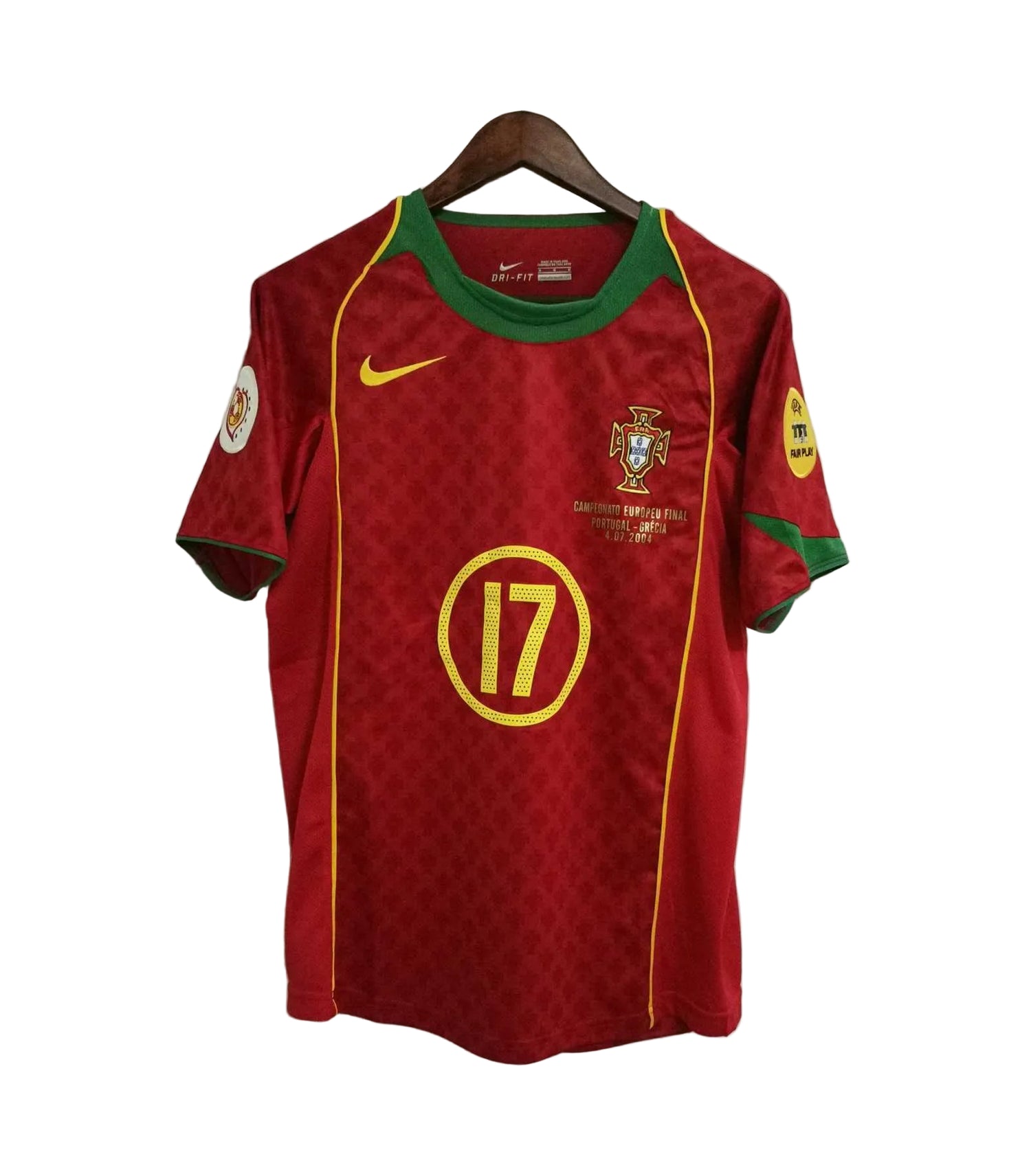 Portugal 2004 Heimtrikot – Cristiano Ronaldo 17